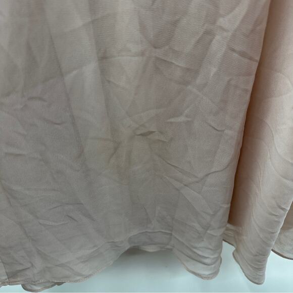 Birdy Grey Gwennie Chiffon Maxi‎ Bridesmaid Dress in Pale Blush Pink Sz S NEW - Picture 10 of 11